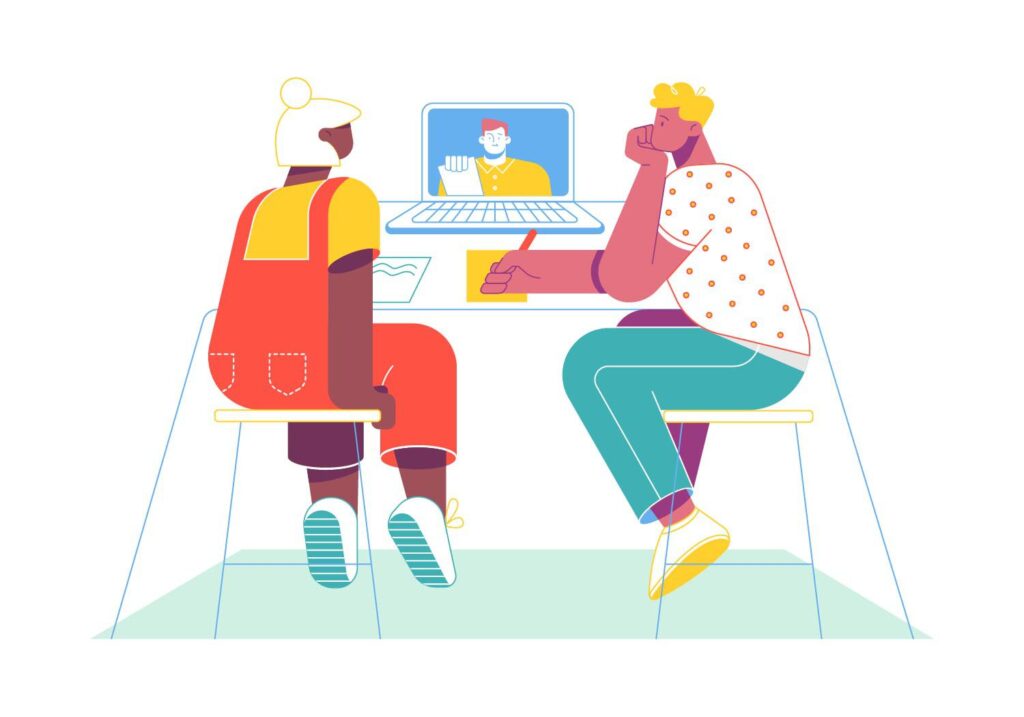 ilustracja flat design
