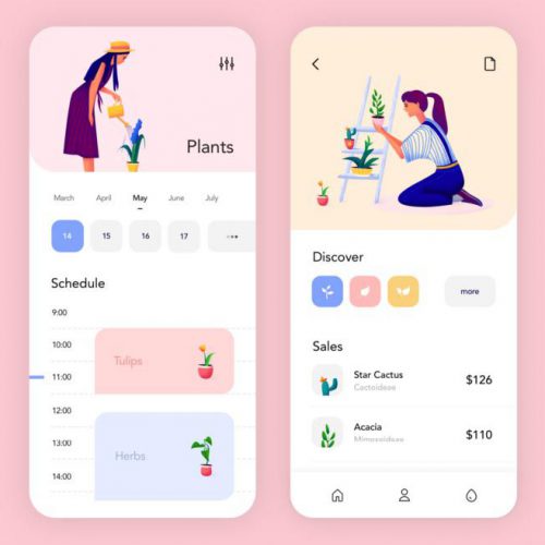 ux flat design