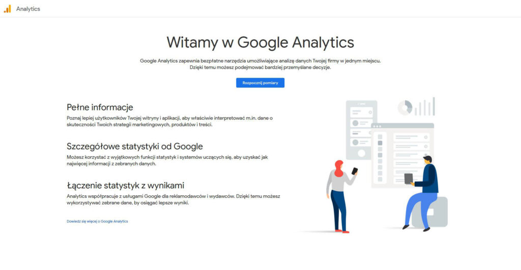 Konfiguracja Google Analytics z Twoją stroną WordPress – Biegun.Studio
