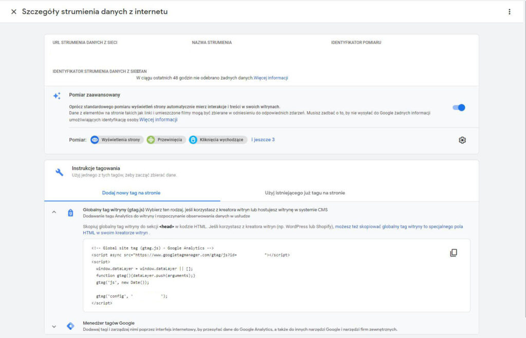 Konfiguracja Google Analytics z Twoją stroną WordPress – Biegun.Studio