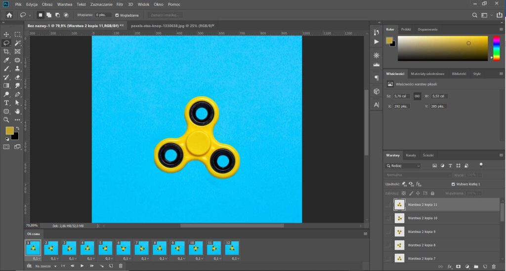 Jak stworzyć obrazek animowany (.gif) w Photoshopie? – Biegun.Studio
