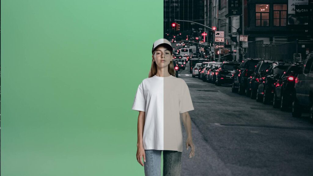 Usuwanie „green screena” z tła zdjęcia – Biegun.Studio
