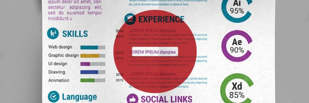 Projekt graficzny CV – Biegun.Studio