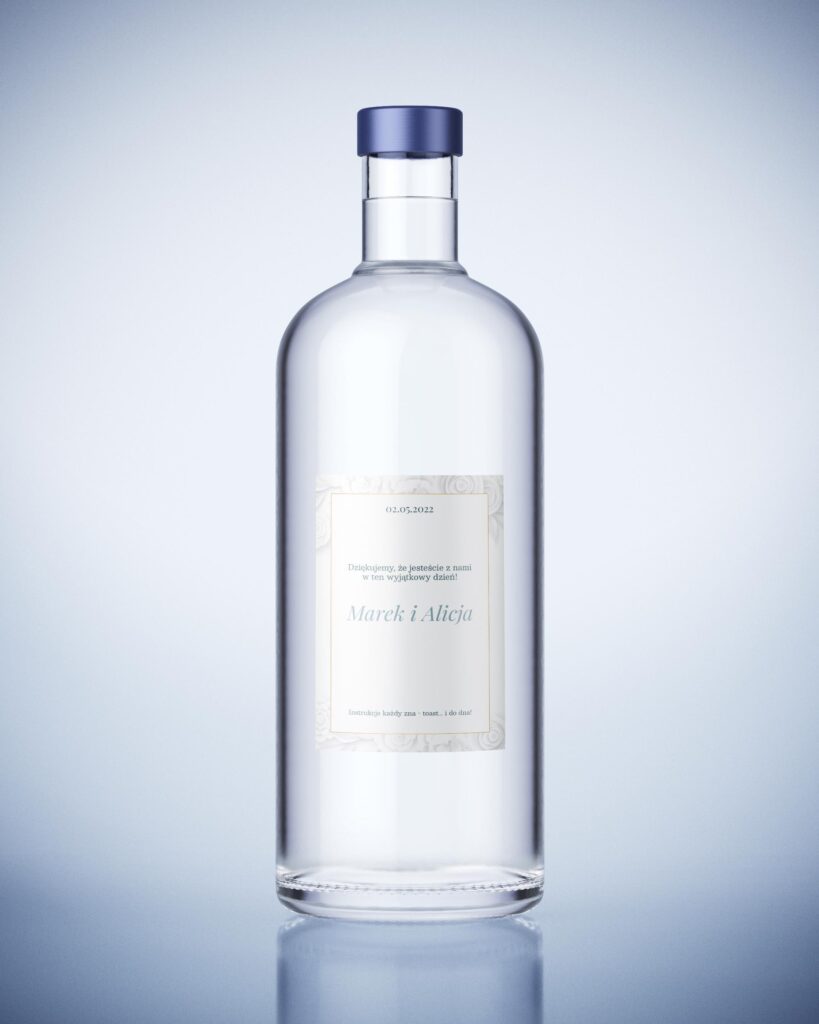 Etykiety ślubne na alkohol – Biegun.Studio