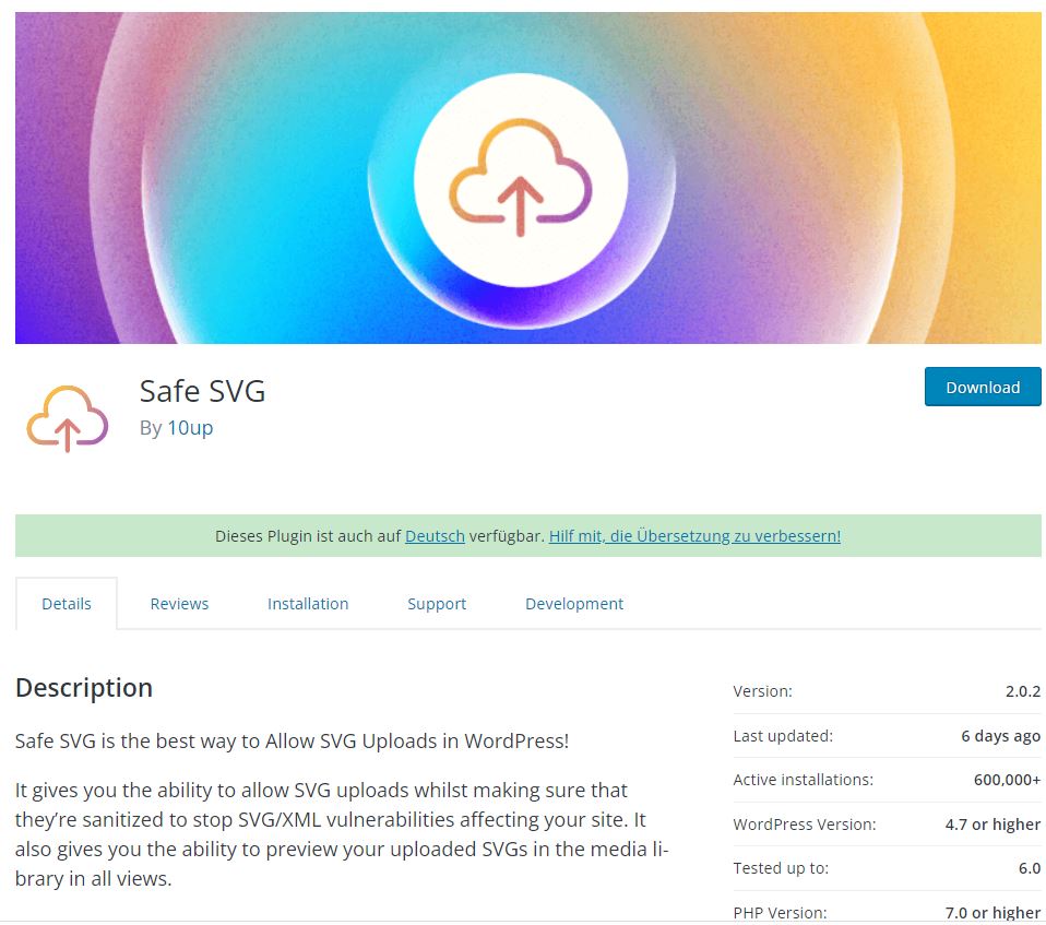 Dodawanie plików wektorowych do WordPressa – Biegun.Studio