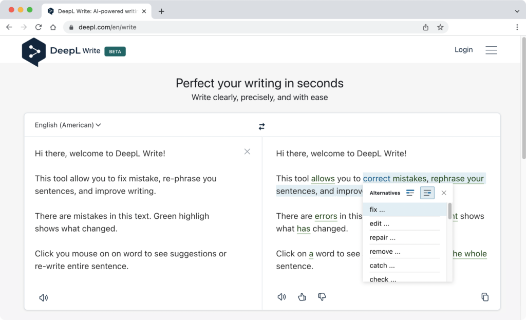 DeepL Write – Rewolucja w redagowaniu tekstów – Biegun.Studio