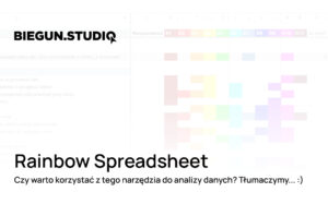 Wykorzystanie Rainbow Spreadsheet w analizie danych – Czy warto? – Biegun.Studio