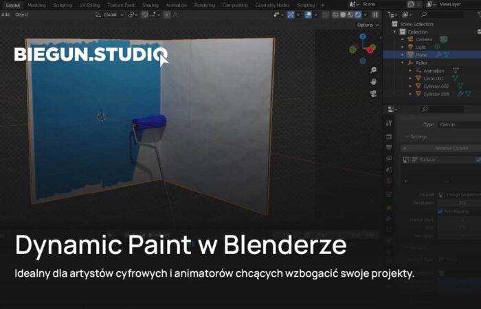 Przewodnik po Dynamic Paint w Blenderze