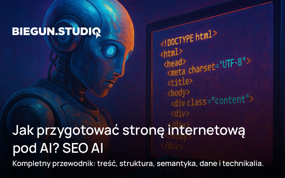 Jak przygotować stronę internetową pod AI? SEO AI – Biegun.Studio