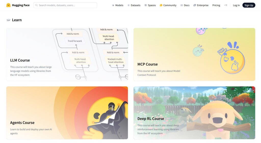 Kursy AI od Hugging Face
