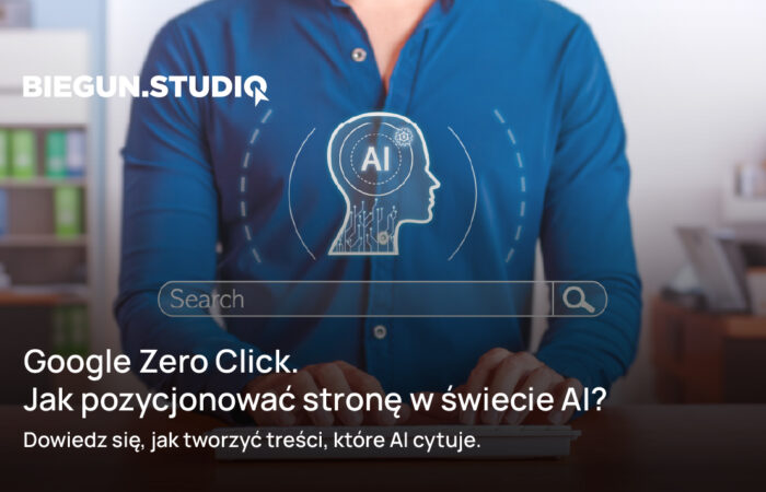 Dlaczego strony tworzone przez AI wyglądają tak samo? – Biegun.Studio Google Zero Click