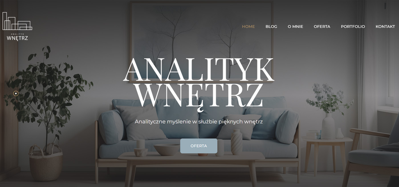 Analityk Wnętrz – Strona Internetowa – Biegun.Studio