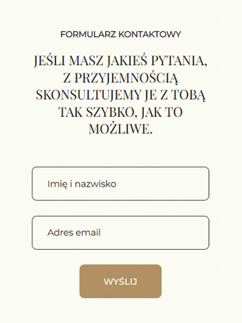 Analityk Wnętrz – Strona Internetowa – Biegun.Studio