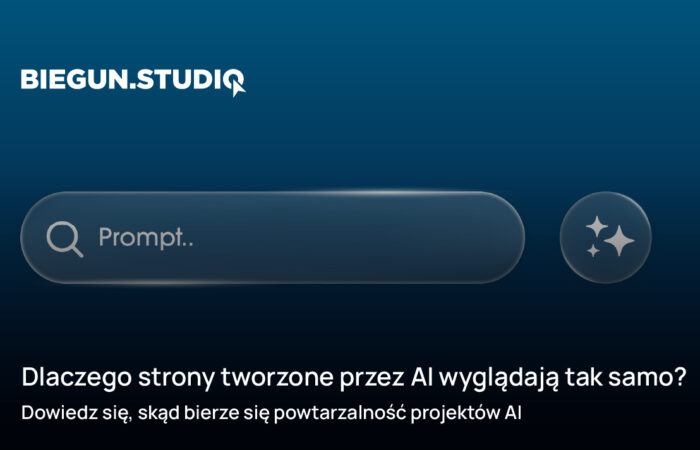 Dlaczego strony tworzone przez AI wyglądają tak samo? – Biegun.Studio Dlaczego strony tworzone przez AI wyglądają tak samo? – Biegun.Studio