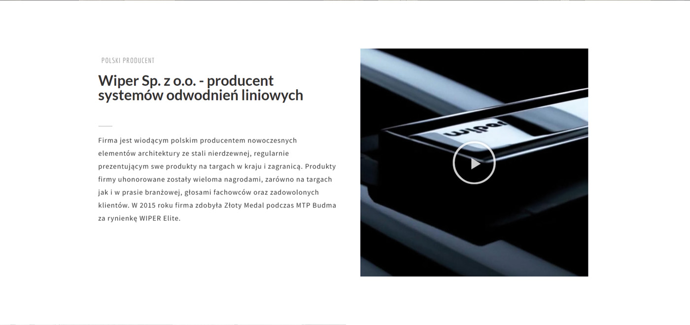 Wiper – Strona Internetowa – Biegun.Studio