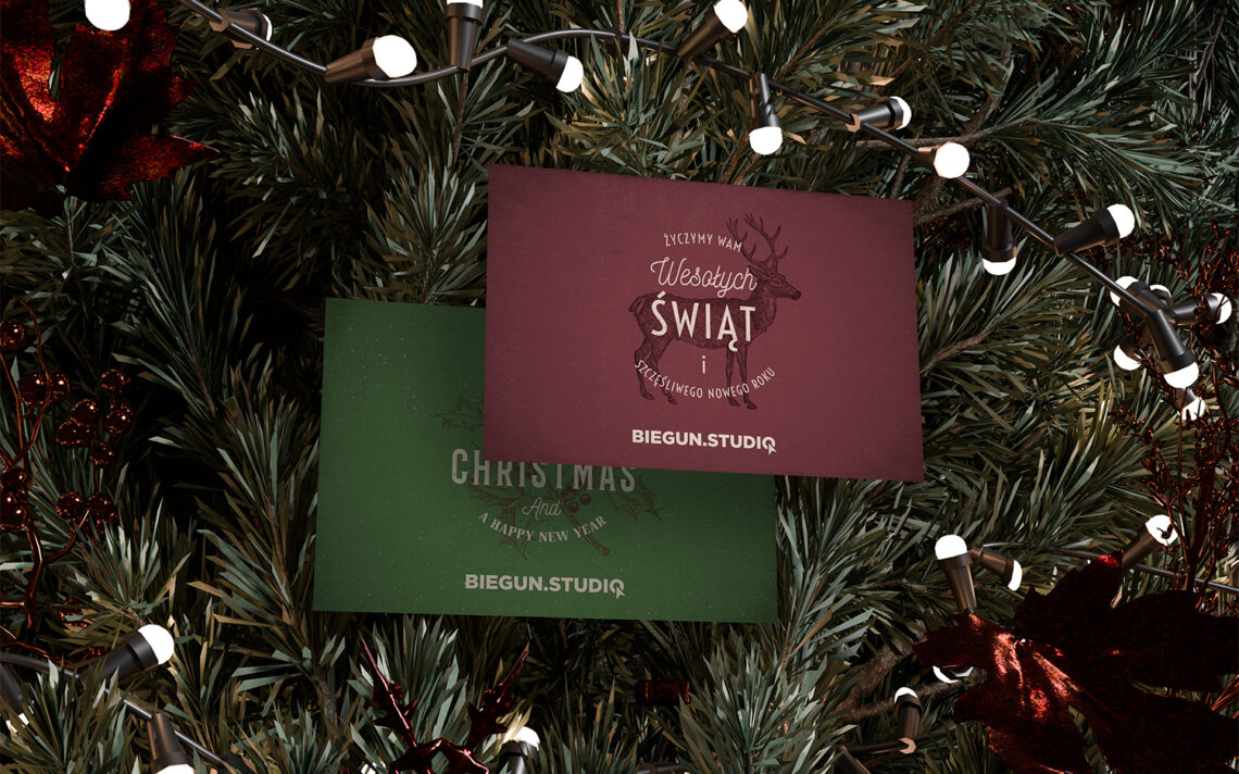 Świąteczne życzenia od Biegun.Studio – Biegun.Studio