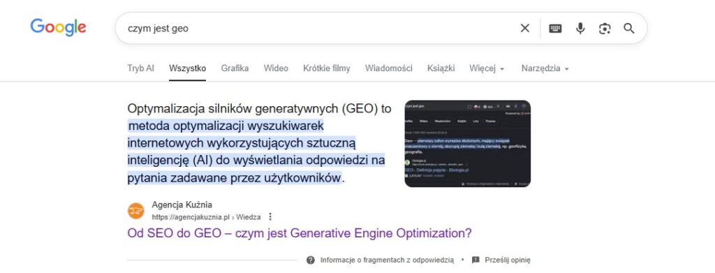 GEO, czyli nowe SEO. Jak przygotować stronę i sklep na erę wyszukiwarek AI w 2026 roku? – Biegun.Studio