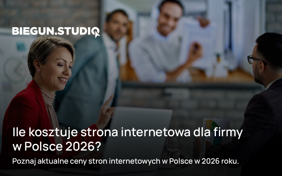 Ile kosztuje profesjonalna strona internetowa dla firmy w Polsce 2026? – Biegun.Studio