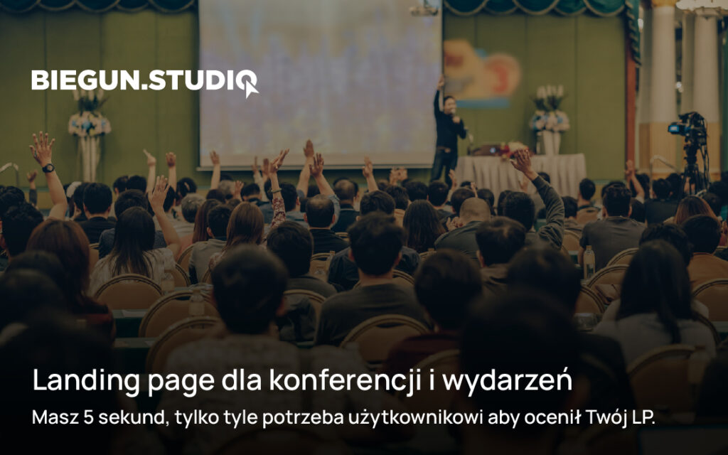 Landing Page dla eventów i konferencji – Biegun.Studio