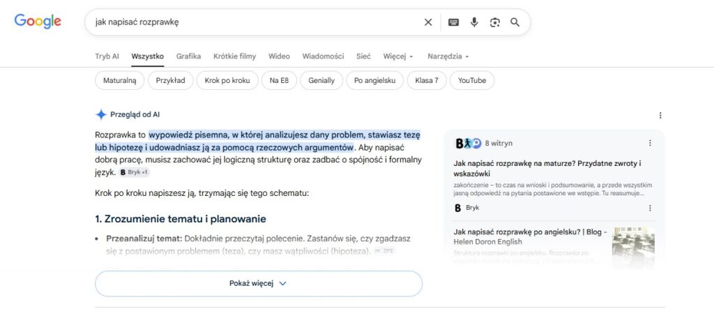 Jak pisać, żeby AI cytowało Twoją stronę? – Biegun.Studio Jak pisać, żeby AI cytowało Twoją stronę? – Biegun.Studio