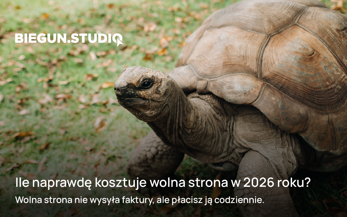 Ile naprawdę kosztuje WOLNA strona w 2026? – Biegun.Studio