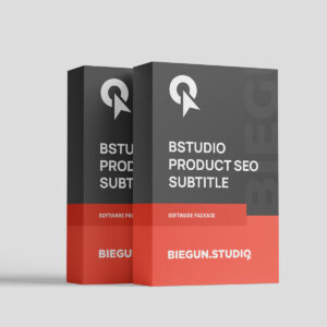 BStudio Product SEO Subtitle