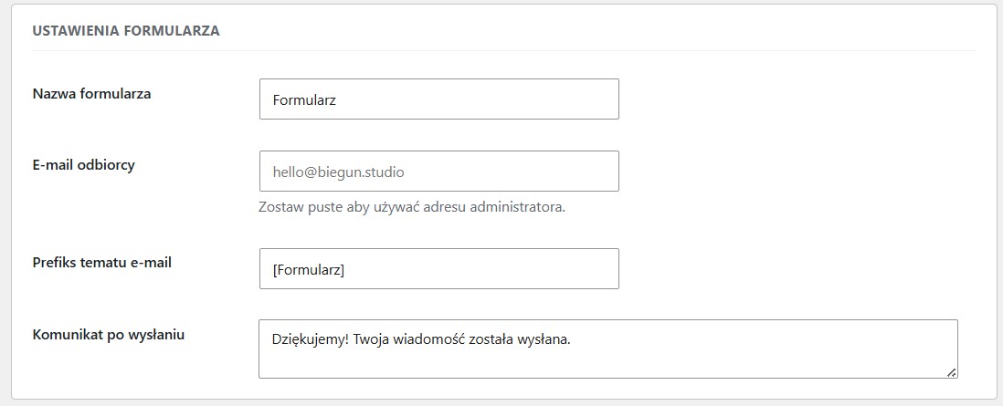 BStudio Better Contact Form — konstruktor formularzy