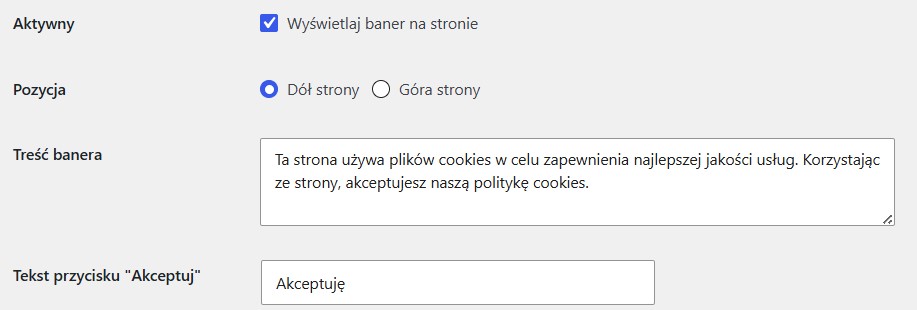 BStudio Cookie Banner — baner zgody na cookies zgodny z RODO