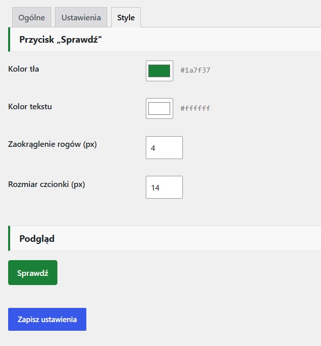 NIP/GUS Validator — zrzut 3