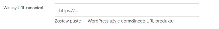 Product Canonical Manager — zrzut 1