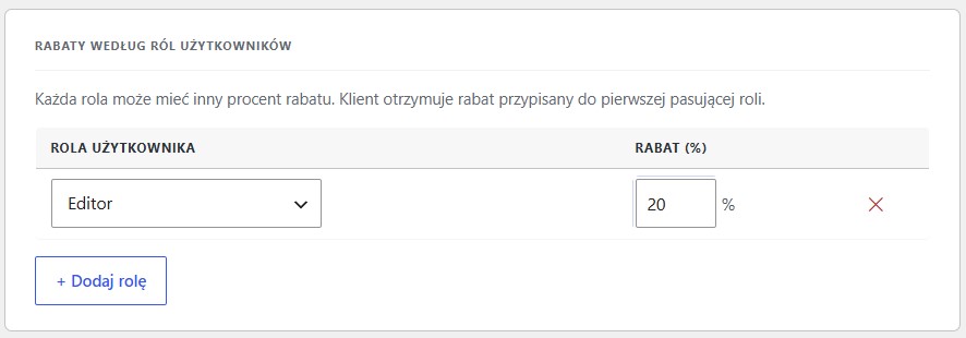 Trade Discount — zrzut 1