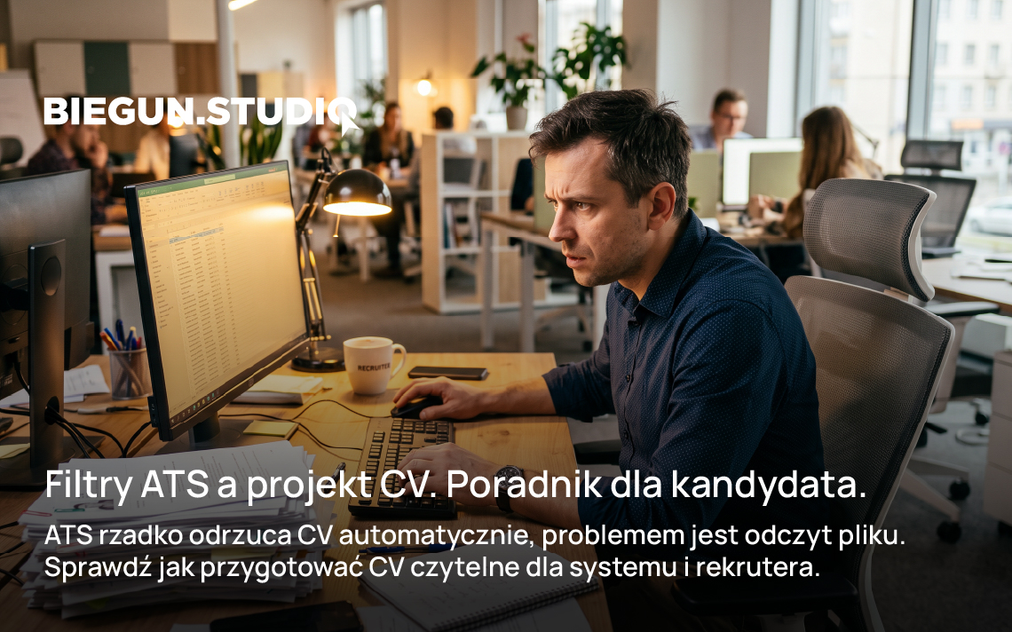 Filtry ATS a projekt CV. Poradnik dla kandydata. – Biegun.Studio